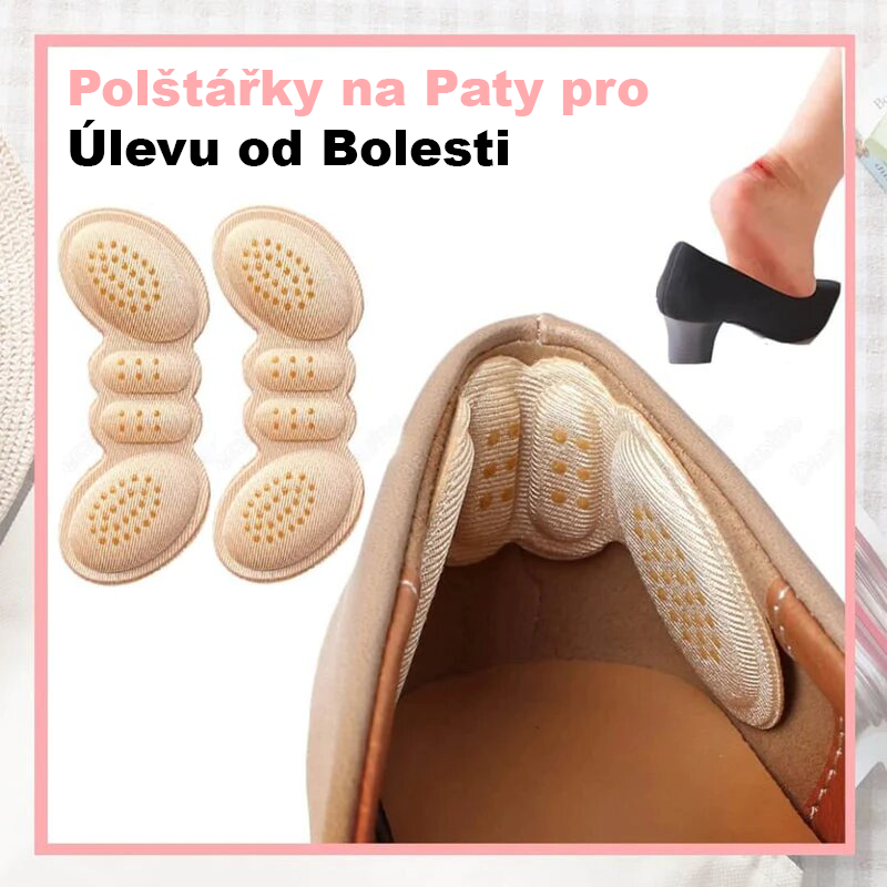 Polštářky na Paty pro Úlevu od Bolesti | Balení 10 párů